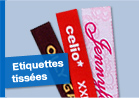 Etiquettes tiss�es