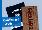 Etiquettes en carton